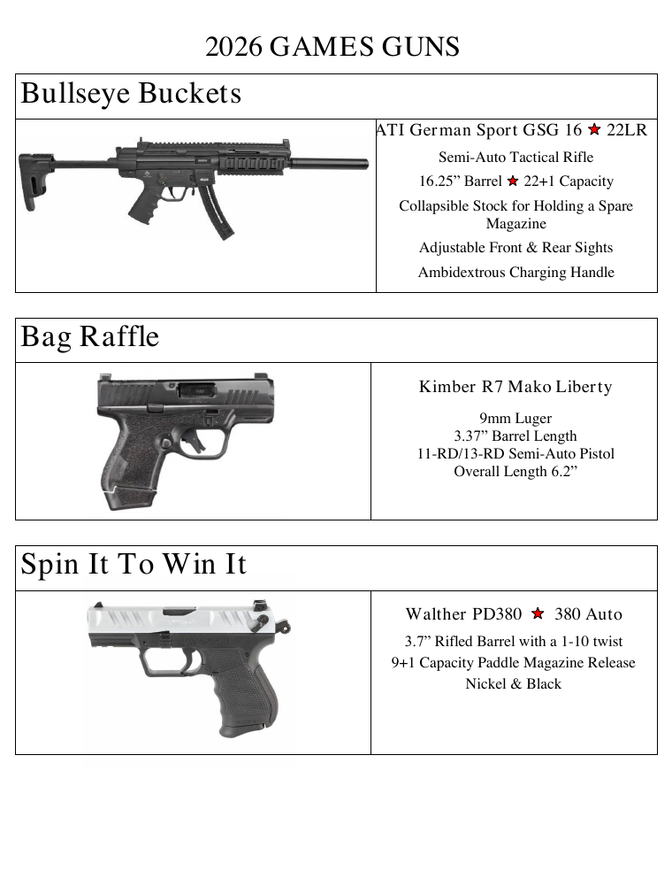 Game guns preview